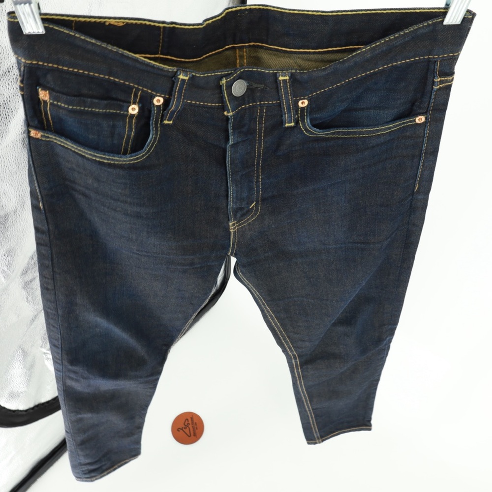 Levi's Dark Indigo Slim Men's Jeans Size‎ 31x30 - Picture 5 of 9